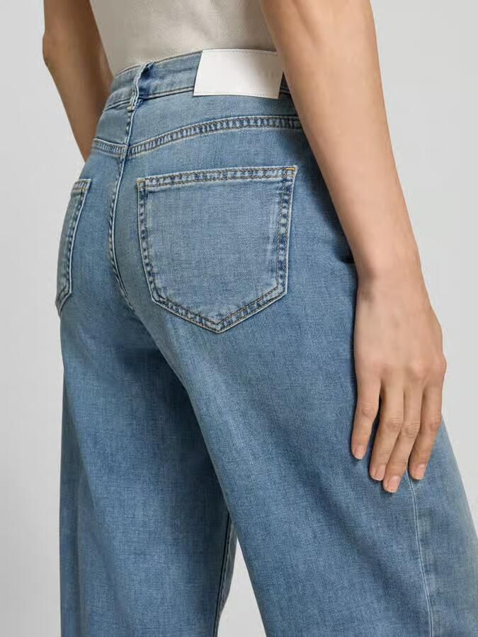 OPUS PANTS straight fit jeans met verkorte pasvorm model 'Melly'