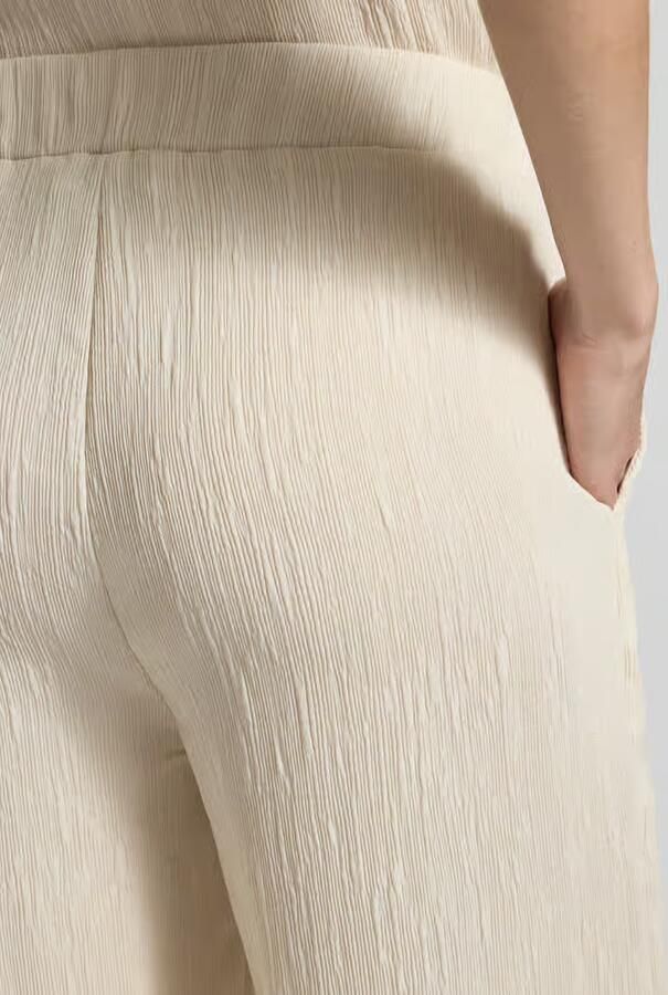 OPUS PANTS wide fit stoffen broek van viscosemix model 'Mucia'