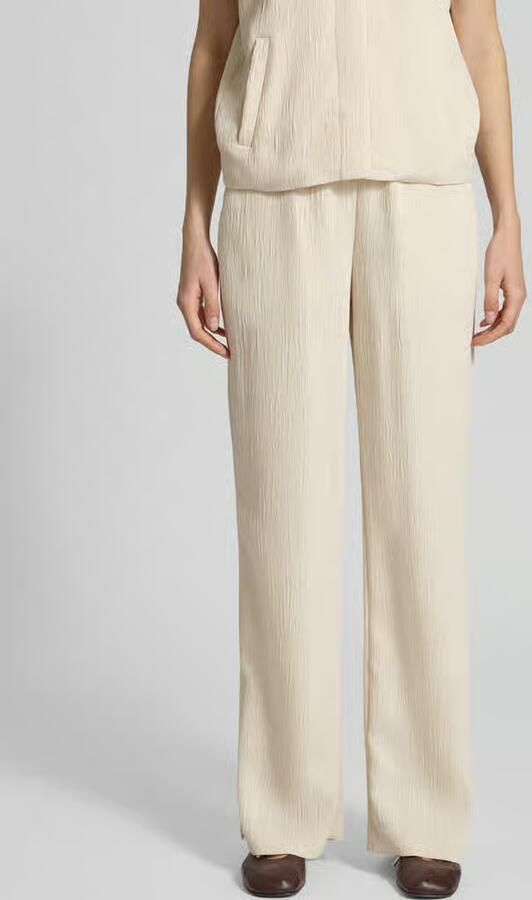 OPUS PANTS wide fit stoffen broek van viscosemix model 'Mucia' - Foto 3