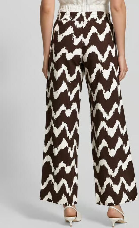 OPUS PANTS Wide leg broek van Viscosemix met elastische band - Foto 2