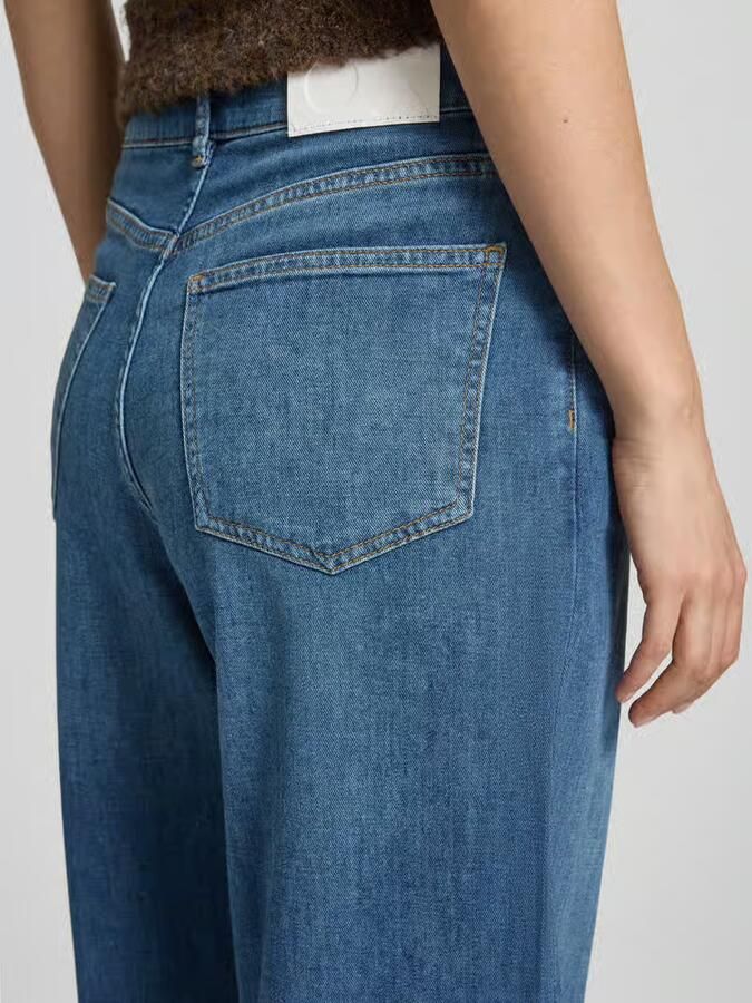 OPUS PANTS Wide leg jeans met steekzakken model 'Mari willow'