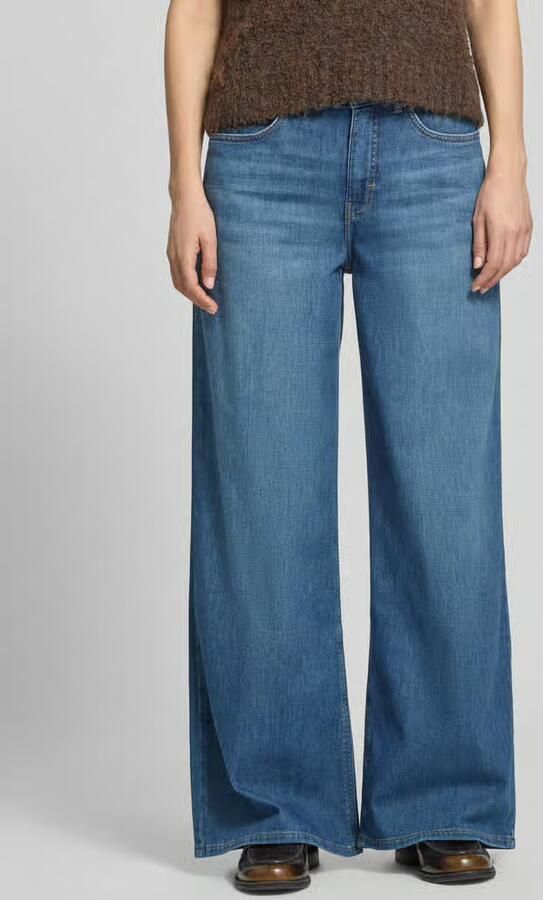 OPUS PANTS Wide leg jeans met steekzakken model 'Mari willow' - Foto 3