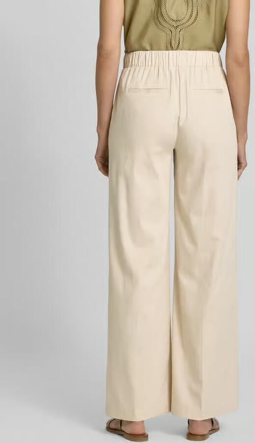 OPUS PANTS Wide leg stoffen broek met paspelzakken aan de achterkant model 'Mucia'