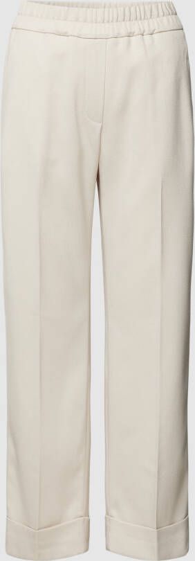 Opus Stoffen broek met vaste omslag aan de pijpen model 'Maikito City'