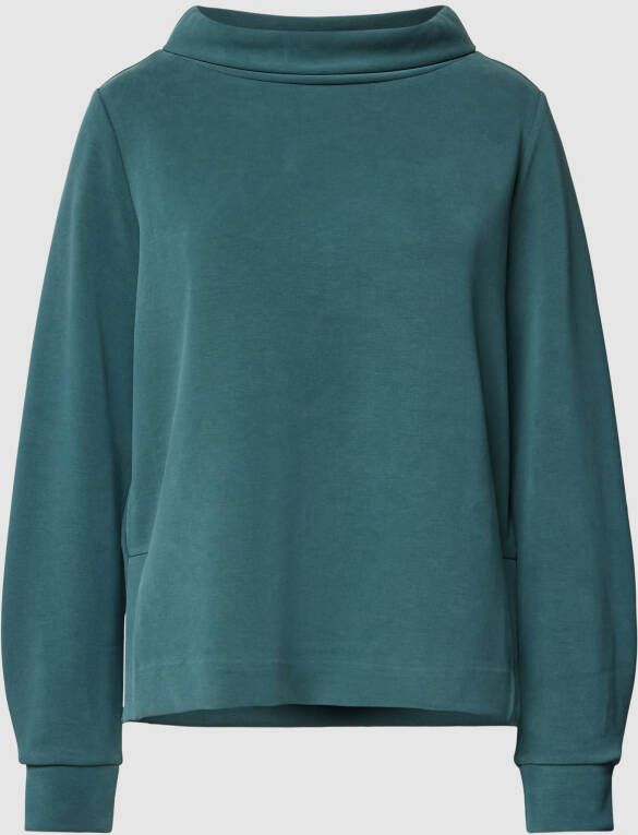 Opus Sweatshirt met opstaande kraag model 'Getsomi'