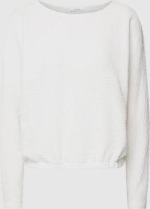 Opus Sweatshirt met structuurmotief model 'Gilora'