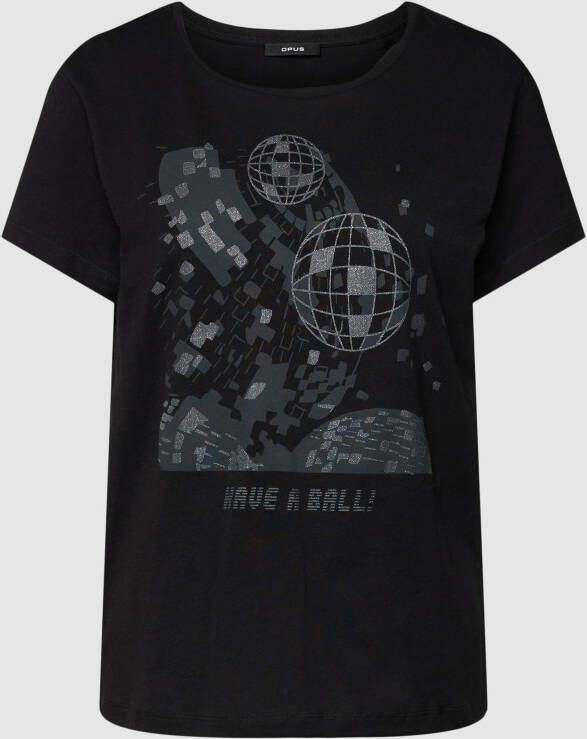 Opus T-shirt met motiefprint