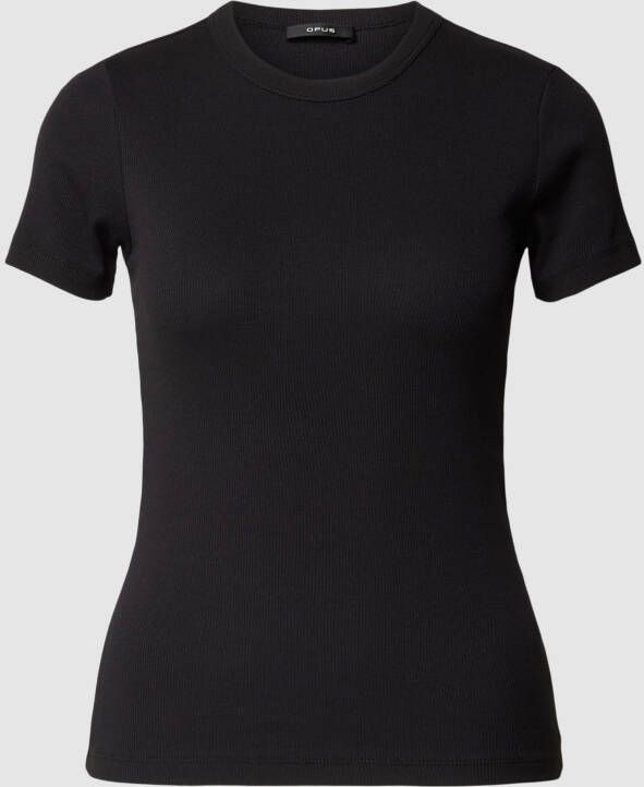 Opus T-shirt met ronde hals model 'Samuna'