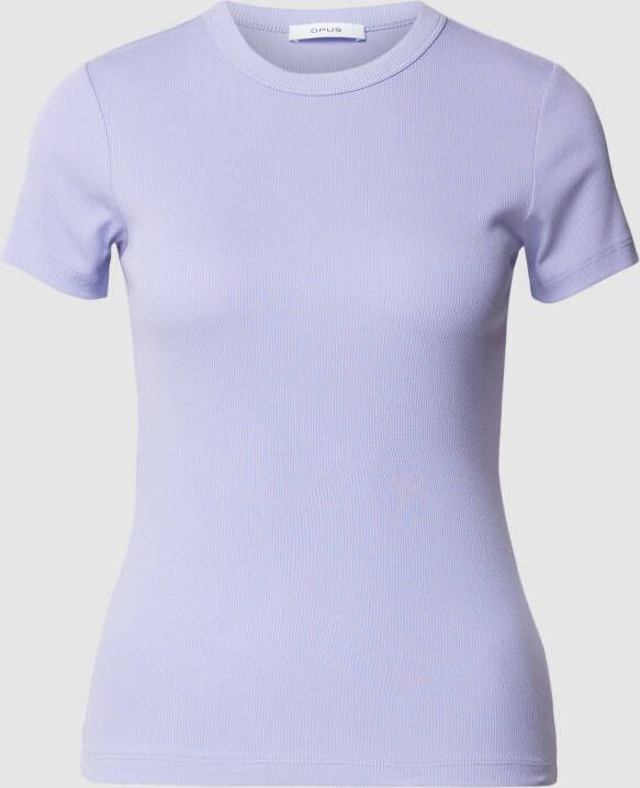 Opus T-shirt met ronde hals model 'Samuna'