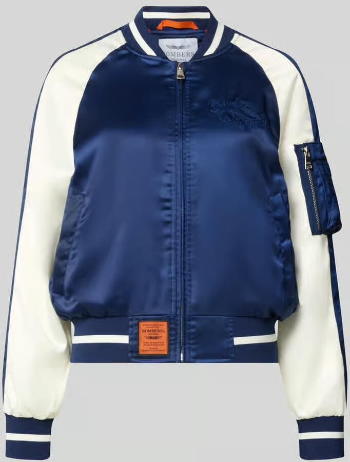 Original Bombers bomberjack met labeldetail
