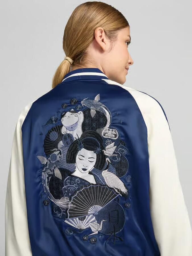 Original Bombers bomberjack met labeldetail - Foto 2
