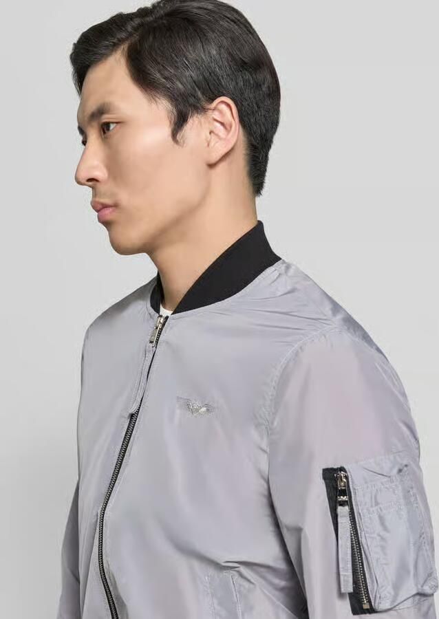 Original Bombers bomberjack met labelpatch en steekzakken - Foto 3