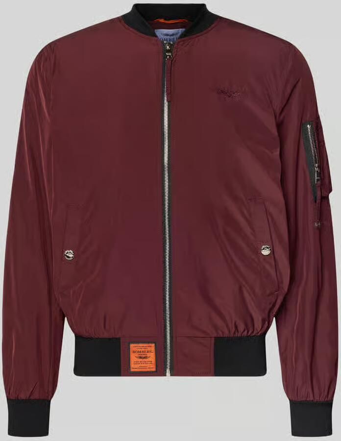 Original Bombers bomberjack met labelpatch en steekzakken - Foto 2