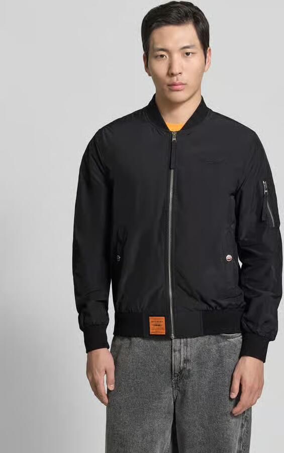 Original Bombers bomberjack met labelpatch en steekzakken - Foto 2