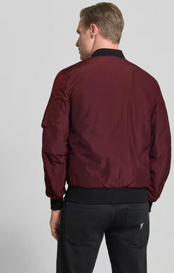 Original Bombers bomberjack met labelpatch en steekzakken - Foto 3