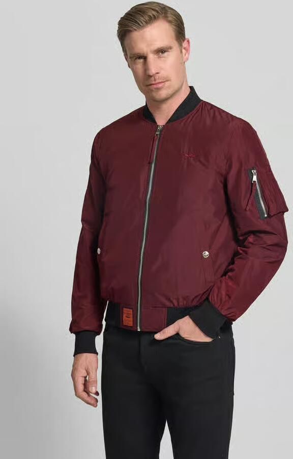 Original Bombers bomberjack met labelpatch en steekzakken - Foto 2
