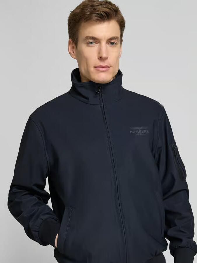 Original Bombers Bomberjack met labelprint model 'Williston'