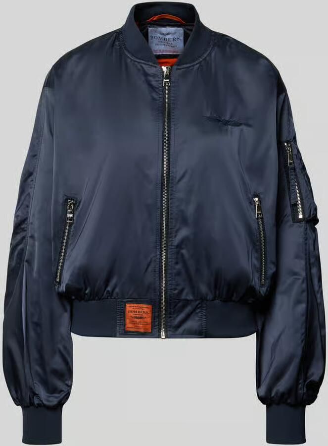 Original Bombers Bomberjack met ritszak op de mouw - Foto 2