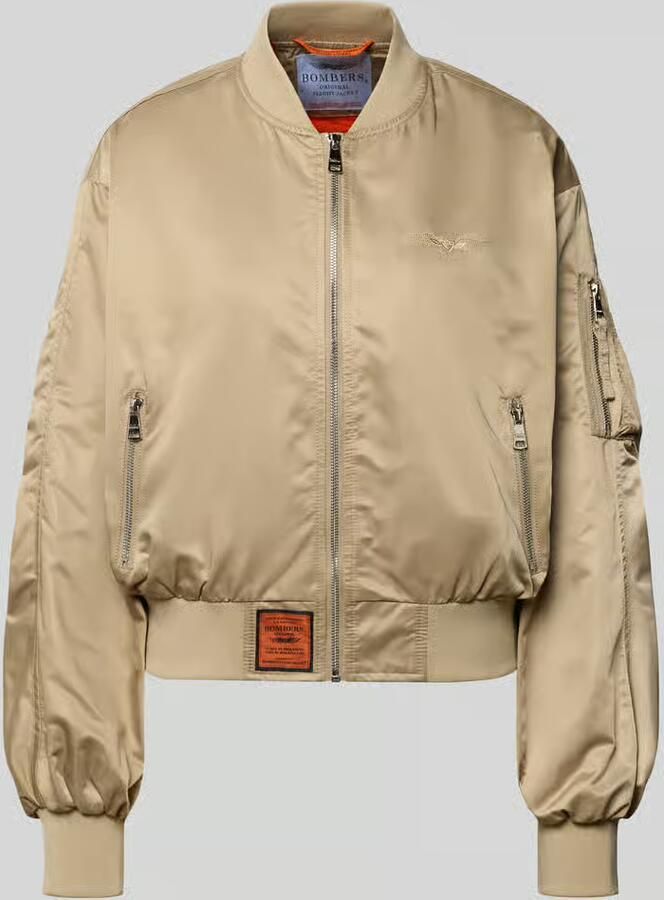 Original Bombers Bomberjack met ritszak op de mouw - Foto 2