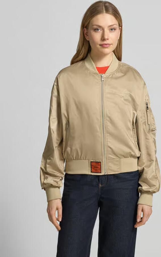 Original Bombers Bomberjack met ritszak op de mouw - Foto 3