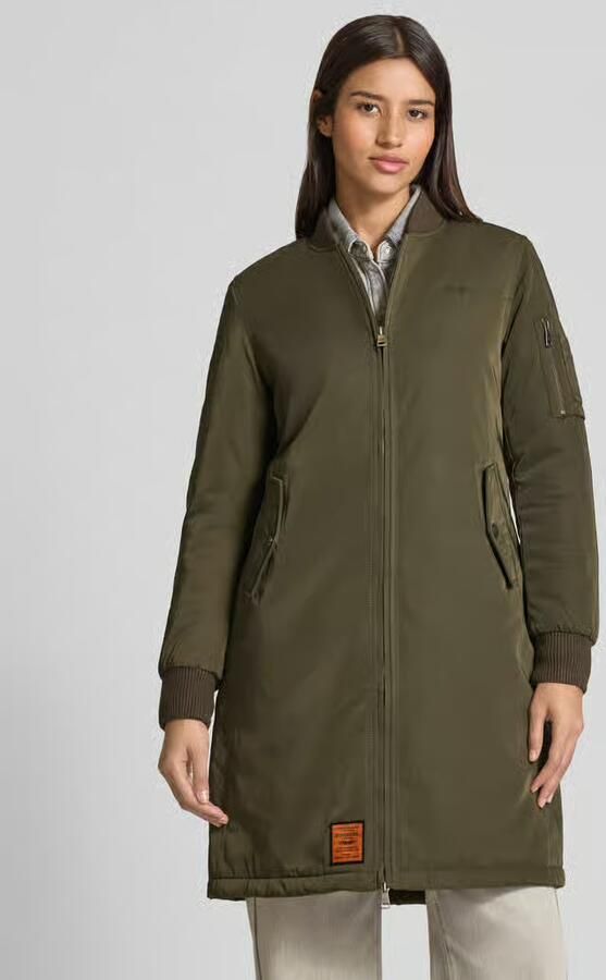 Original Bombers Parka met opstaande kraag en tweewegsritssluiting