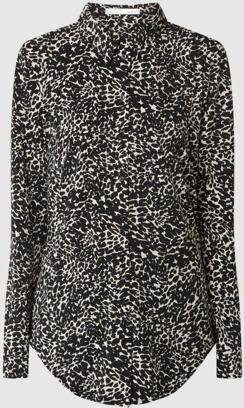Oui Blouse met all-over motief