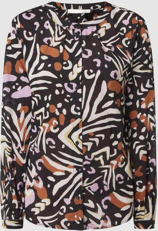 Oui Blouse met plooien