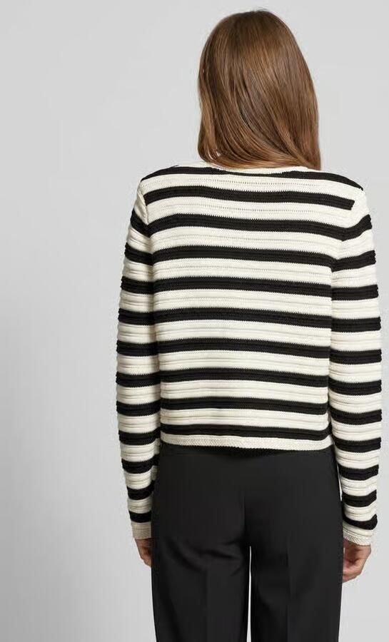 Oui Blazer met ronde hals