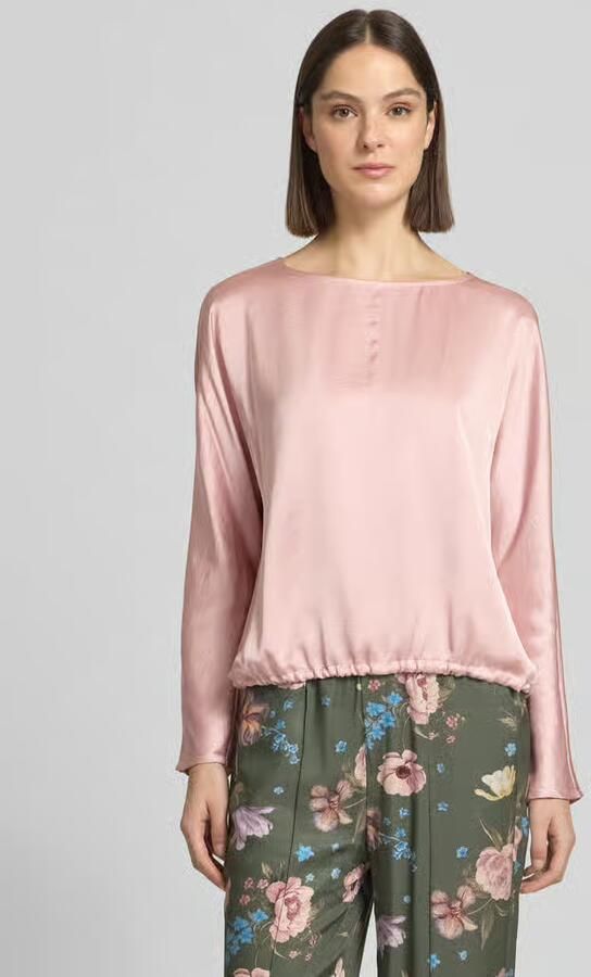 Oui Blouseshirt met ronde hals en Tunnelkoord - Foto 6