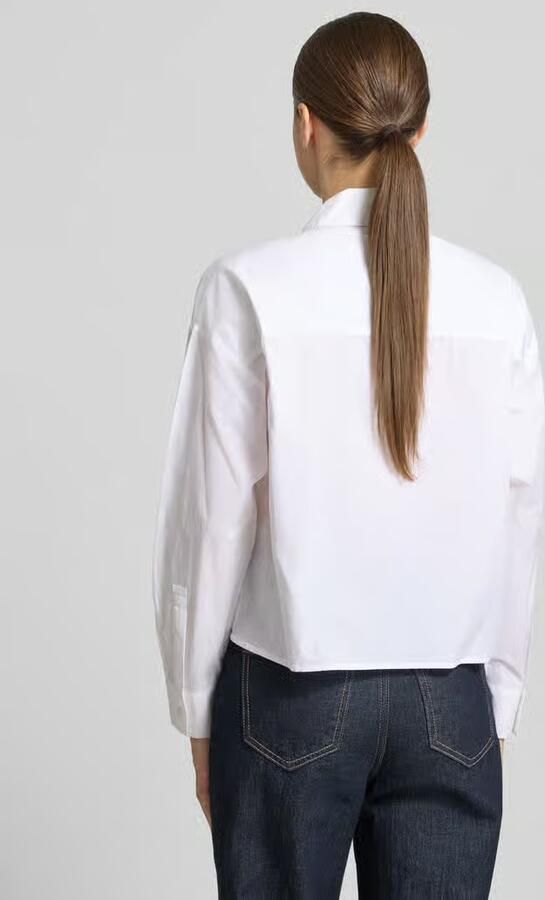 Oui Boxy fit blouse met pailletten