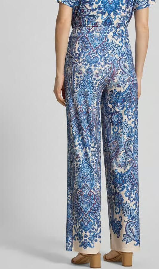 Oui Broek in allover-look