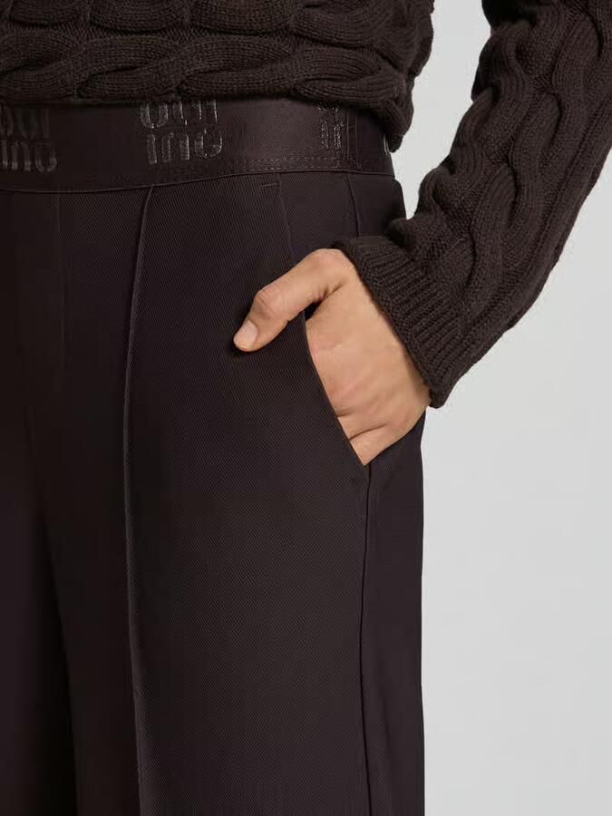 Oui Broek met elastische band