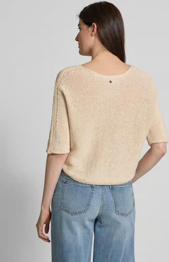 Oui Gebreide pullover met 1 2-mouwen - Foto 2