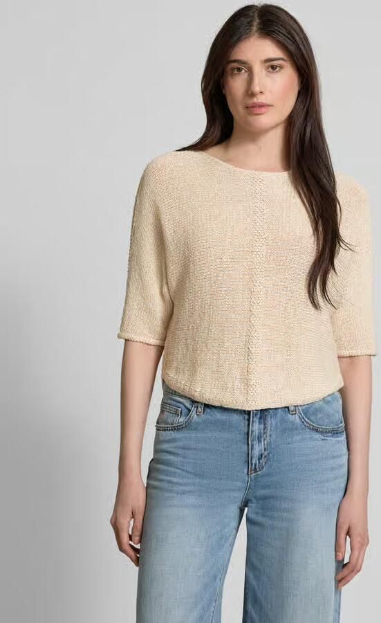 Oui Gebreide pullover met 1 2-mouwen - Foto 4