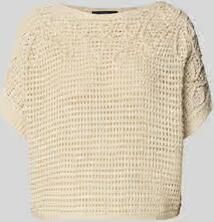 Oui Gebreide pullover met boothals en 1 2-mouwen - Foto 3