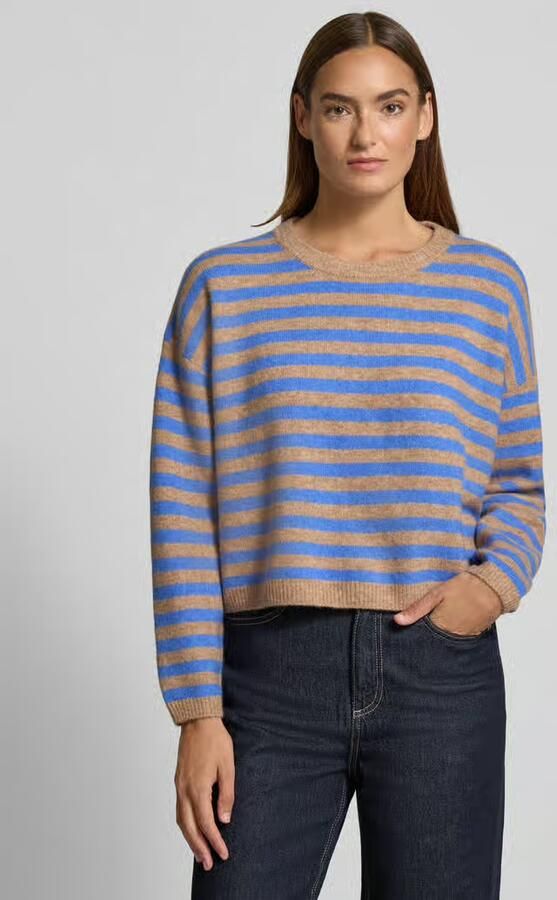 Oui Gebreide pullover met extra brede schouders - Foto 2