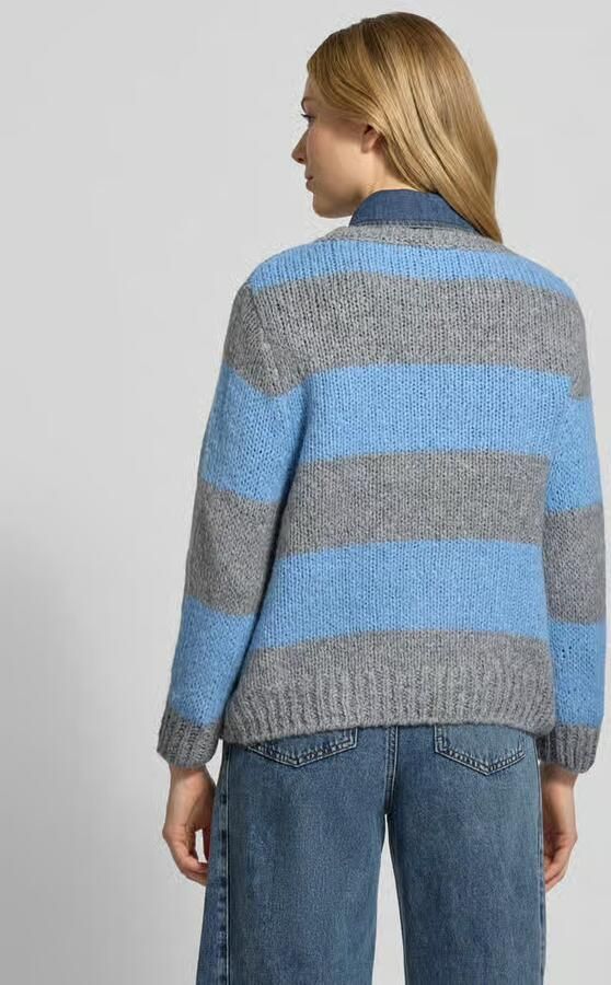 Oui Gebreide pullover met geribde boorden - Foto 2