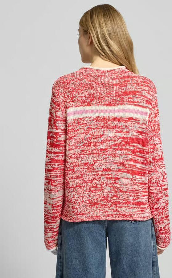 Oui Gebreide pullover met geribde boorden - Foto 2