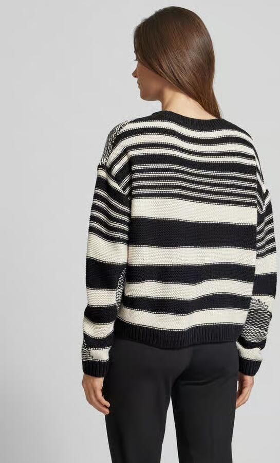 Oui Gebreide pullover met ronde hals - Foto 3