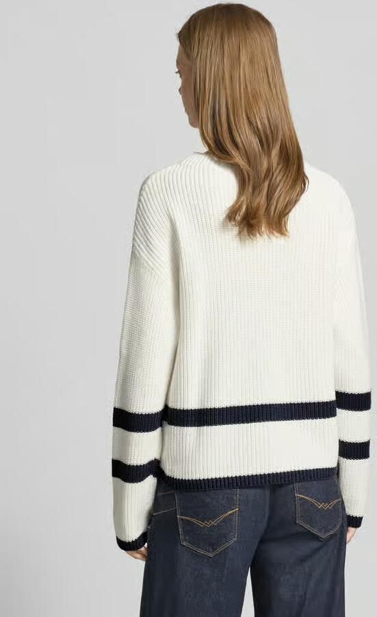 Oui Gebreide pullover met ronde hals model 'VINIAH' - Foto 4