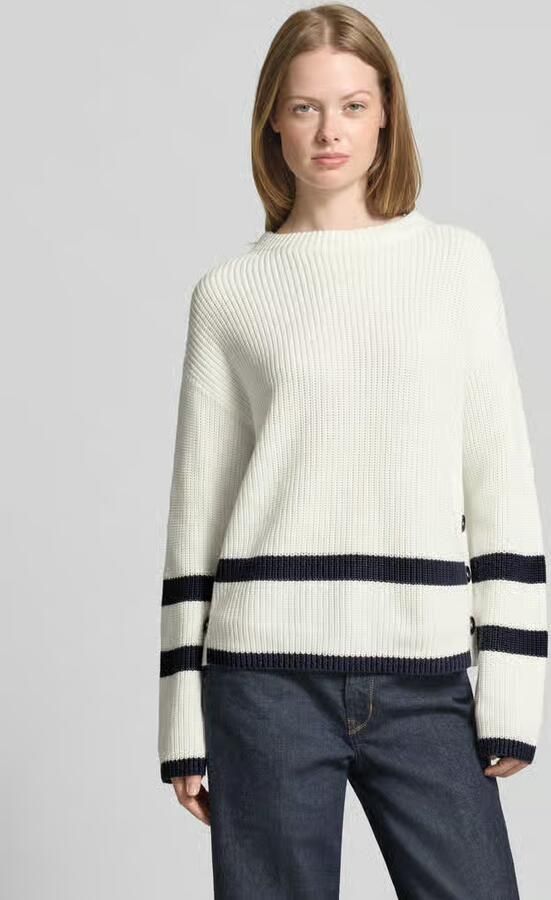 Oui Gebreide pullover met ronde hals model 'VINIAH' - Foto 5