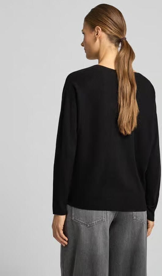 Oui Gebreide pullover van viscosemix model 'FREYJA' - Foto 3