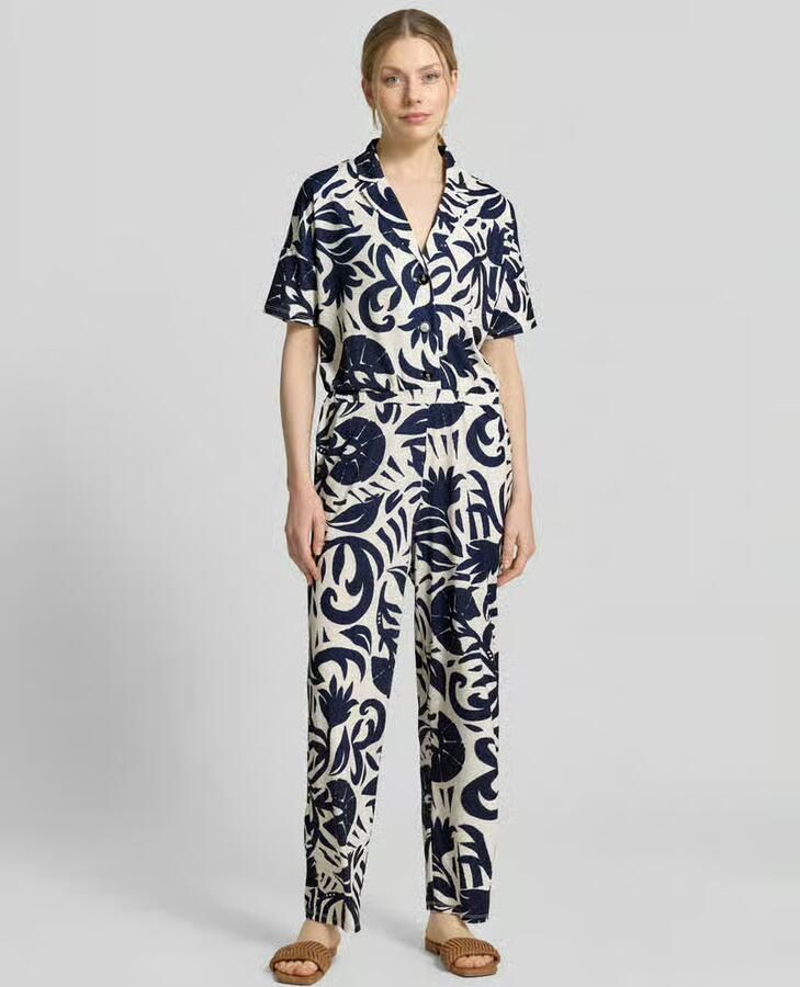 Oui Jumpsuit met all-over bloemenmotief - Foto 5