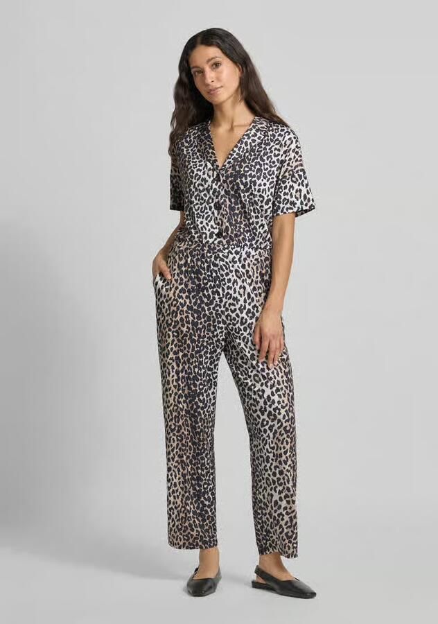 Oui Jumpsuit met dierenprint - Foto 2