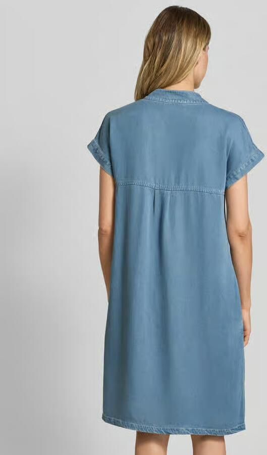Oui Knie-lange denimjurk met tuniekkraag - Foto 5
