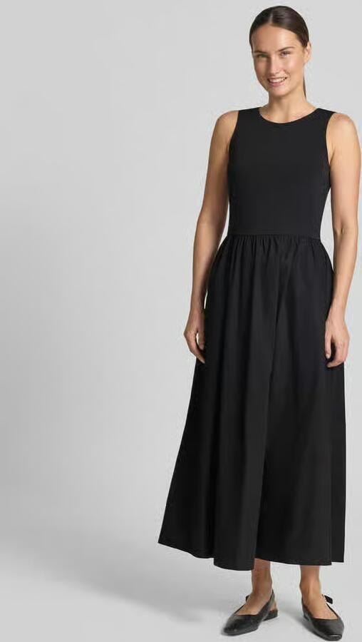 Oui Maxi-jurk met ronde hals - Foto 2