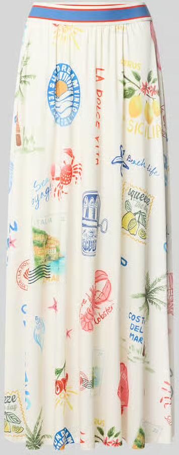 Oui maxirok met all-over motiefmix