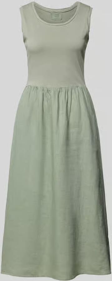 Oui Midi-jurk met Ronde hals - Foto 2