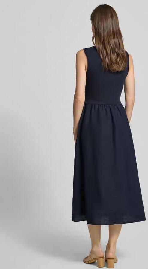 Oui Midi-jurk met Ronde hals - Foto 3