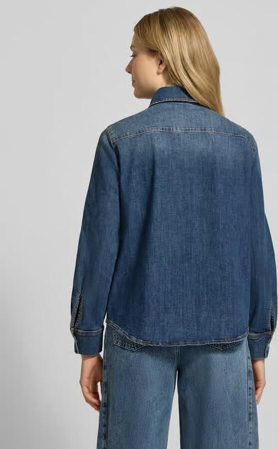 Oui Overhemdblouse in denimlook - Foto 2